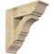 Ekena Millwork Balboa Traditional Rough Sawn Bracket w/ Offset Brace, Douglas Fir, 8"W x 24"D x 24"H BKT0806X24X24BOA01RDF - alternate 1